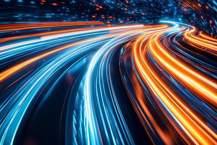 Ekranda internet hız testi göstergesi